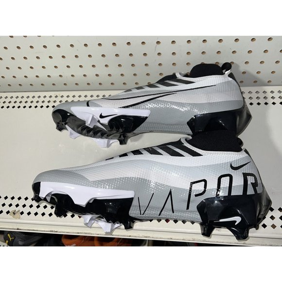 Nike Vapor Edge Pro 360 Mens Football Cleats Size 13 Gray White Black - Picture 6 of 8